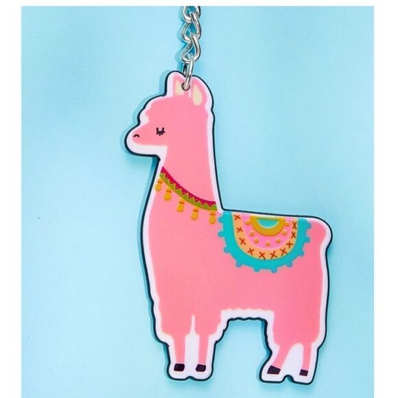 Alpaca 🦙 Pendant Keychain - Picture 2 of 3